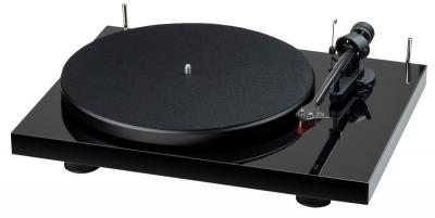 Pro-Ject Debut E Carbon + Ortofon 2M-Red - piano black